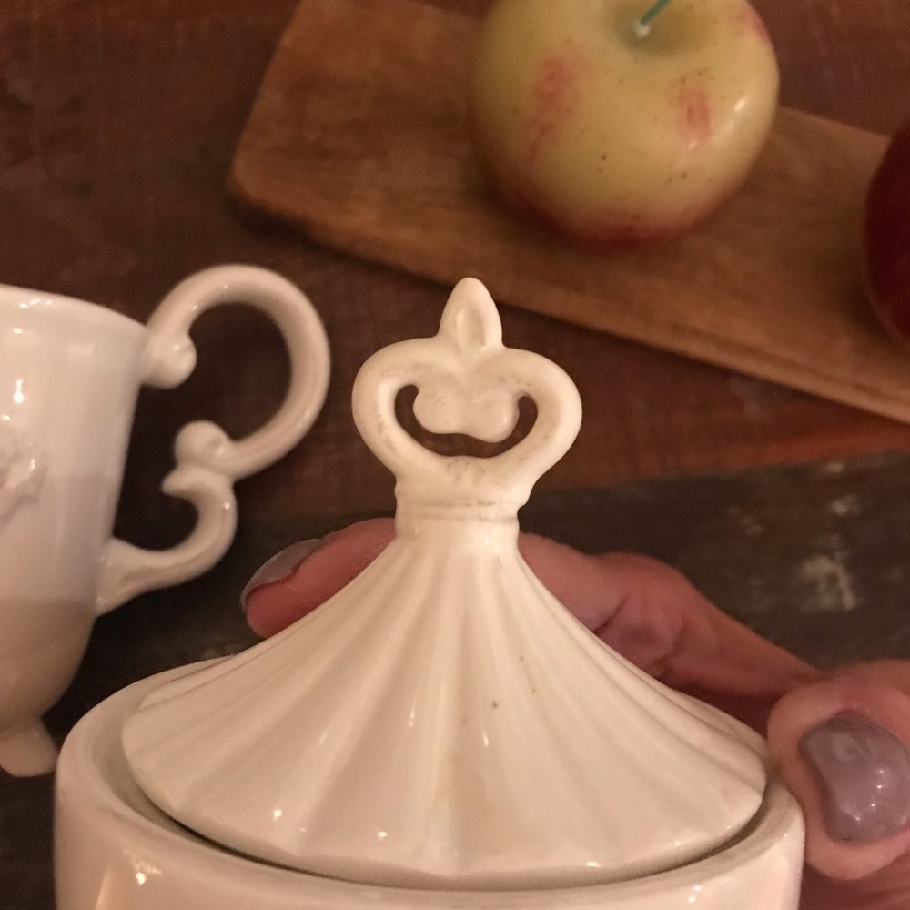 ▪️Shabby Chic Creamer & Sugar Bowl - Picture 4 of 9